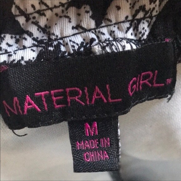 Material Girl Skirt High waist Mini printed Stars & Stripes patriotic Size M - Picture 9 of 14